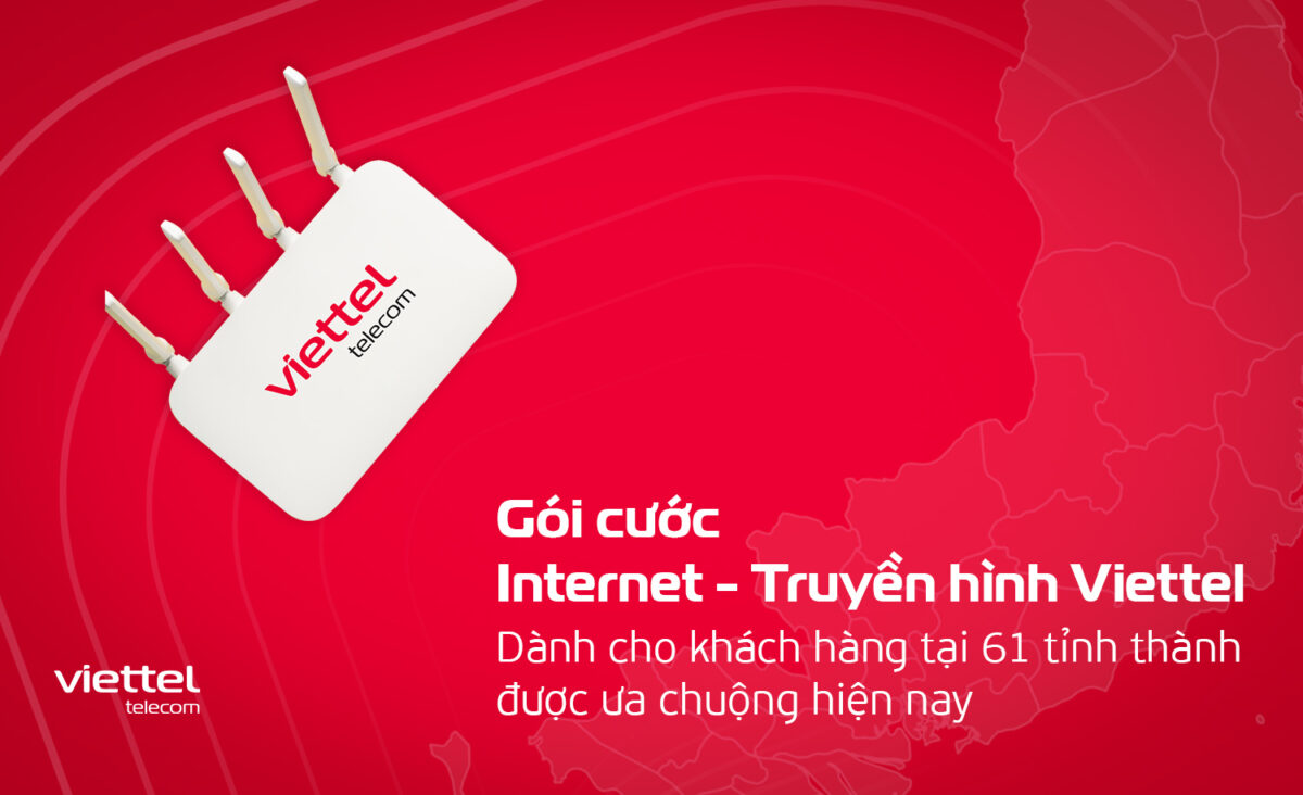 Gói cước Internet Truyền hình Viettel TPHCM và toàn quốc